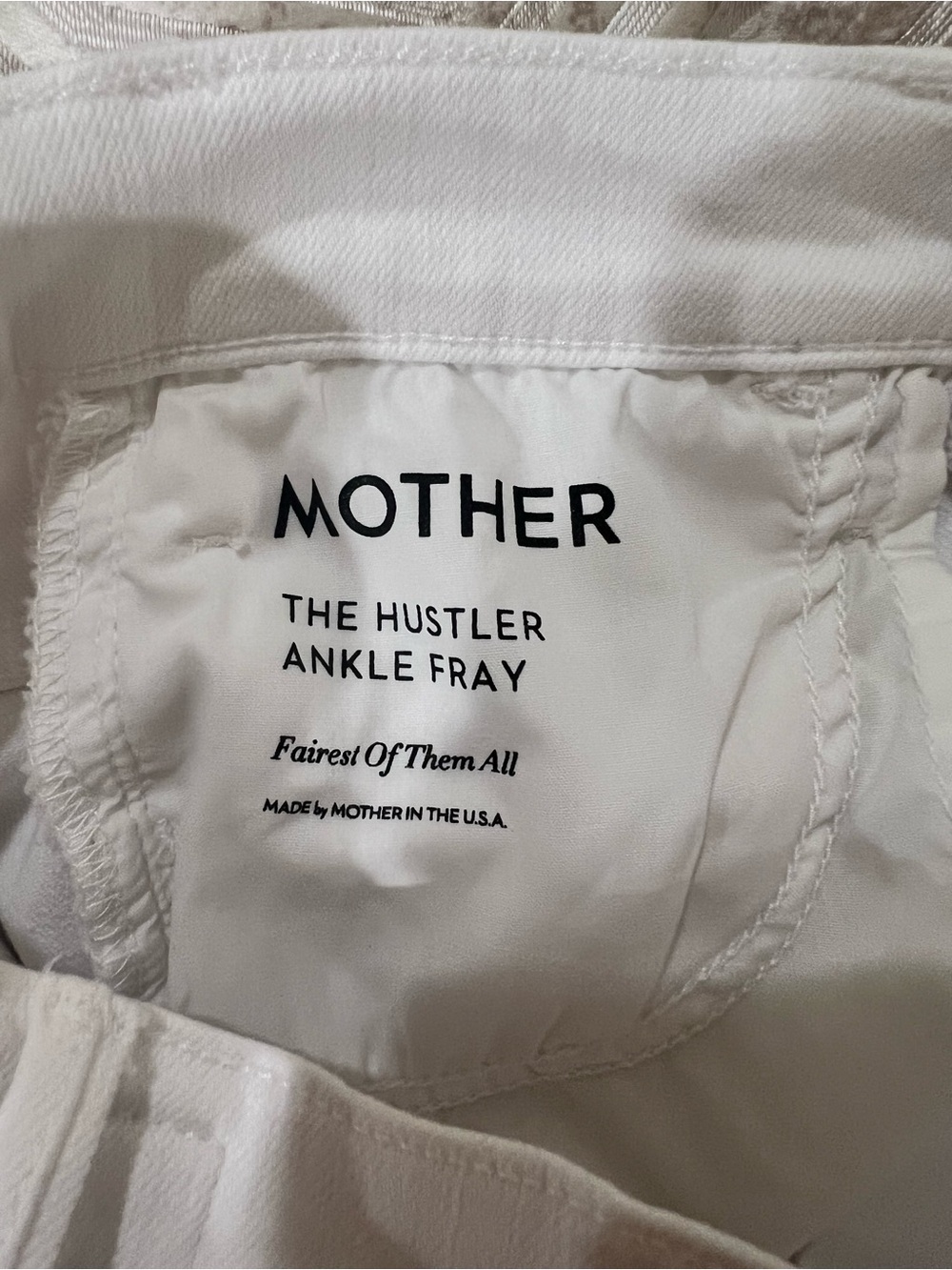 The Hustler Ankle Fray Mother Jeans - Picture 4 of 5